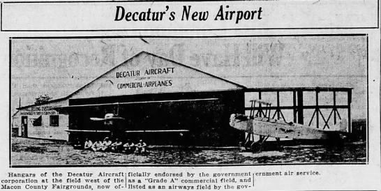 Decatur's New Airport